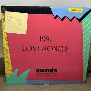 1991 Love Song Various Artists VG+ First Pressing, Limited Edition, Promo